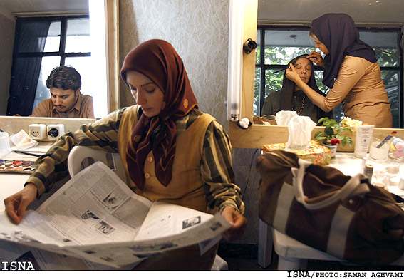 معصومي و فقيه‌نصيري - پشت صحنه‌ي سريال " مثل هيچكس" / سامان اقوامي-ايسنا