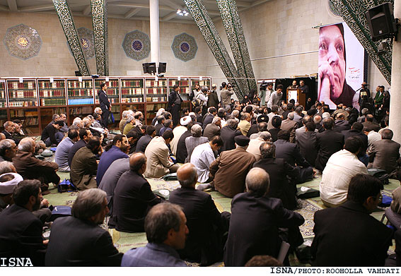 تشييع پيكر طاهره صفارزاده - دانشگاه تهران/ روح‌اله وحدتي - ايسنا