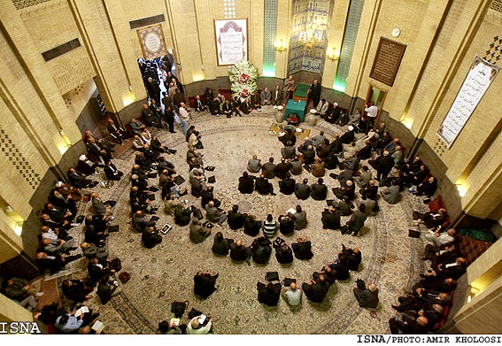 مراسم ترحيم طاهره صفارزاده در مسجد الغدير/امير خلوصي ايسنا