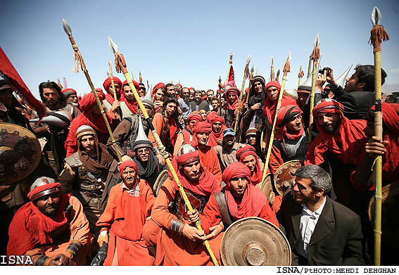 بازديد رييس صدا و سيما از پشت صحنه سريال مختارنامه - شاهرود / مهدي دهقان- ايسنا