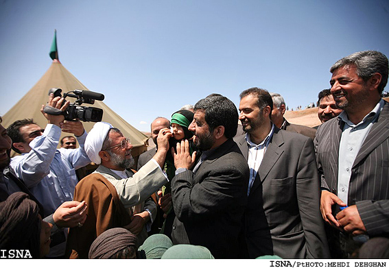 بازديد رييس صدا و سيما از پشت صحنه سريال مختارنامه - شاهرود / مهدي دهقان- ايسنا