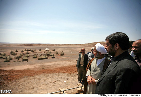 بازديد رييس صدا و سيما از پشت صحنه سريال مختارنامه - شاهرود / مهدي دهقان- ايسنا