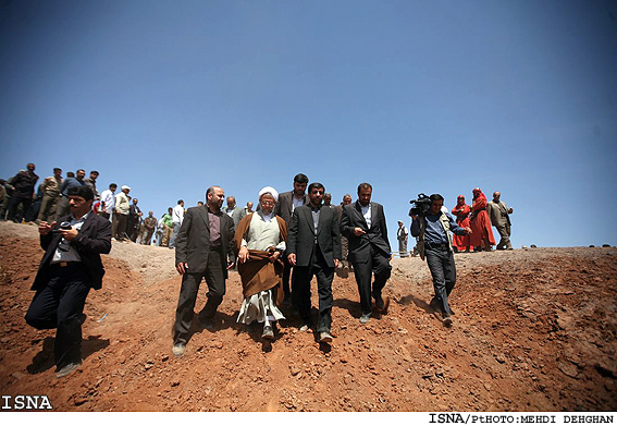 بازديد رييس صدا و سيما از پشت صحنه سريال مختارنامه - شاهرود / مهدي دهقان- ايسنا