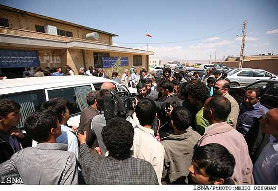 بازديد رييس صدا و سيما از پشت صحنه سريال مختارنامه - شاهرود / مهدي دهقان- ايسنا