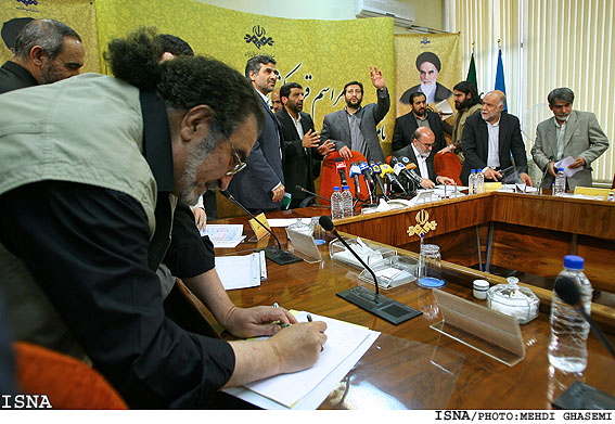 مراسم قرعه‌كشي مناظره و برنامه‌هاي نامزدهاي رياست جمهوري/مهدي قاسمي-ايسنا