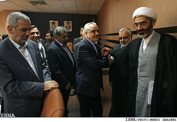 خلفي،بختياري و رحيمي در مراسم معارفه‌ي وزير جديد دادگستري/مهدي قاسمي-ايسنا