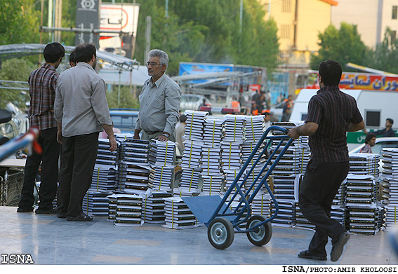 در حاشيه افتتاح نمايشگاه بين‌المللي كتاب تهران/ امير خلوصي-ايسنا