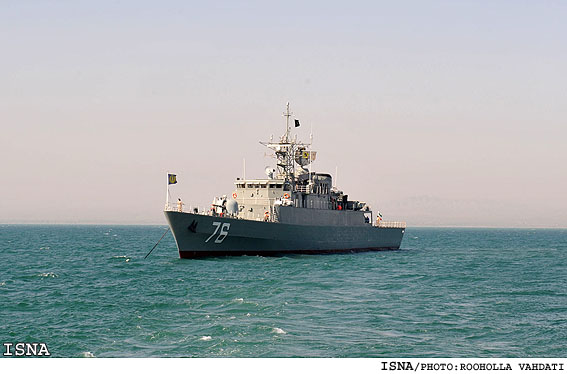 ناوشكن جماران در رزمايش دريايي ولايت ‌‌89 / روح الله وحدتي - ايسنا