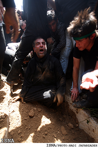 مراسم تشييع و به خاكسپاري پيكر سردار شهيد علي هاشمي- اهواز / ايسنا