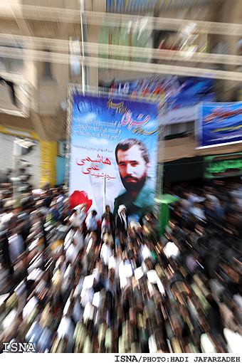 مراسم تشييع و به خاكسپاري پيكر سردار شهيد علي هاشمي- اهواز / ايسنا