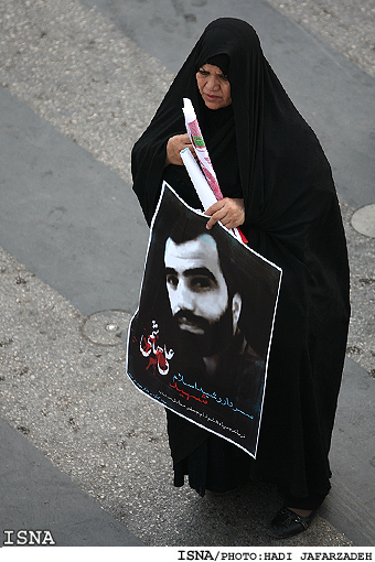 مراسم تشييع و به خاكسپاري پيكر سردار شهيد علي هاشمي- اهواز / ايسنا