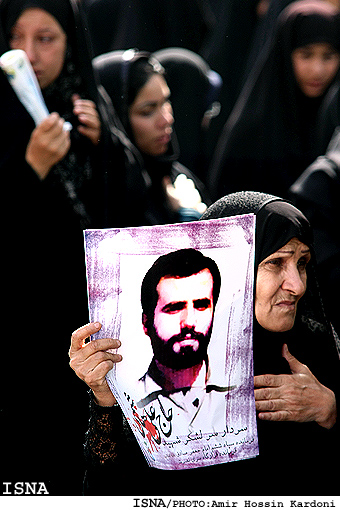 مراسم تشييع و به خاكسپاري پيكر سردار شهيد علي هاشمي- اهواز / ايسنا