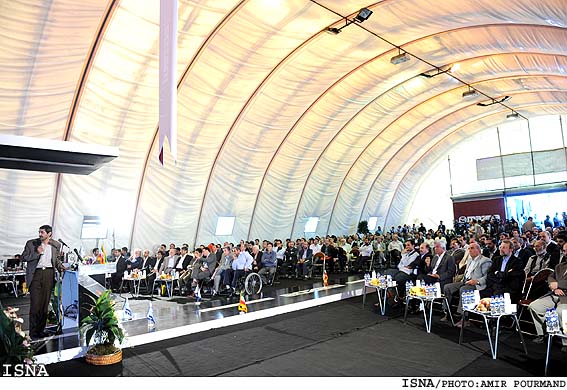 مراسم رونمايي از خودروي جديد مزدا 3 با حضور رييس مجلس/امير پورمند-ايسنا