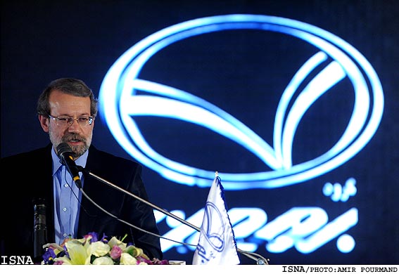 مراسم رونمايي از خودروي جديد مزدا 3 با حضور رييس مجلس/امير پورمند-ايسنا