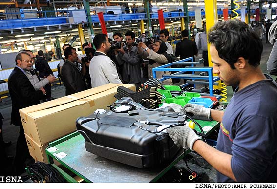 مراسم رونمايي از خودروي جديد مزدا 3 با حضور رييس مجلس/امير پورمند-ايسنا