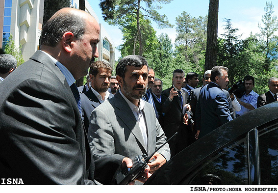 روساي جمهور ايران و تاجيكستان در حاشيه اجلاس"آب براي حيات" /منا هوبه فكر - ايسنا