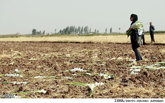 سالگرد و يادبود جانباختگان سانحه هواپيماي توپولوف، در محل سقوط-اطراف قزوين/ايسنا