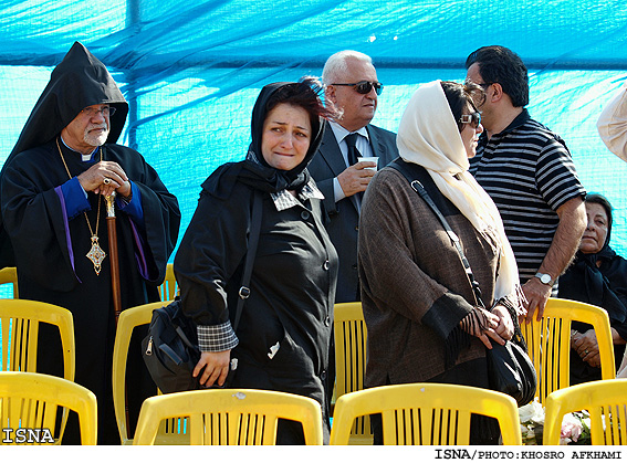 سالگرد و يادبود جانباختگان سانحه هواپيماي توپولوف، در محل سقوط-اطراف قزوين/ايسنا