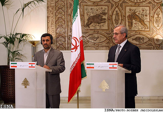 كنفرانس خبري رييس جمهور با ميشل سليمان/ روزبه جديدالاسلام