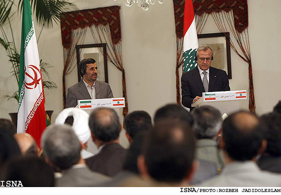 كنفرانس خبري رييس جمهور با ميشل سليمان/ روزبه جديدالاسلام