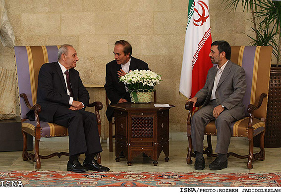 ديدار رييس جمهور با نبيه بري/ روزبه جديدالاسلام