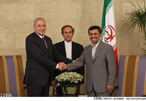 ديدار رييس جمهور با نبيه بري/ روزبه جديدالاسلام