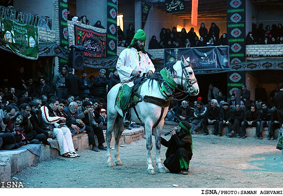 تعزيه در روستاي تيدجان خوانسار/سامان اقوامي ايسنا