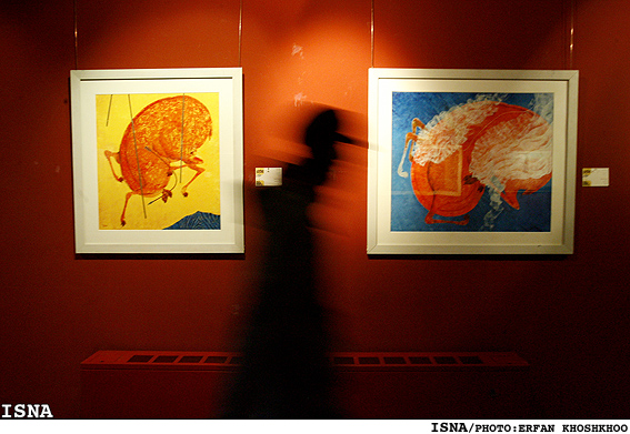 مراسم افتتاحيه هشتمين دوسالانه نقاشي / عرفان خوشخو - ايسنا