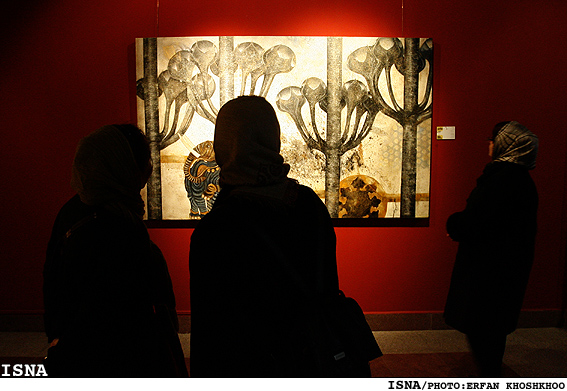 مراسم افتتاحيه هشتمين دوسالانه نقاشي / عرفان خوشخو - ايسنا