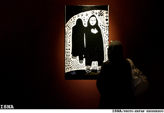 مراسم افتتاحيه هشتمين دوسالانه نقاشي / عرفان خوشخو - ايسنا