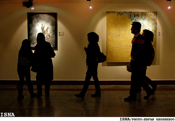 مراسم افتتاحيه هشتمين دوسالانه نقاشي / عرفان خوشخو - ايسنا