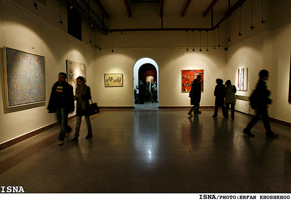 مراسم افتتاحيه هشتمين دوسالانه نقاشي / عرفان خوشخو - ايسنا