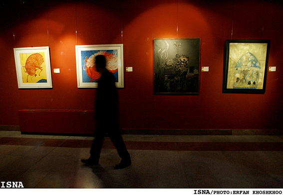 مراسم افتتاحيه هشتمين دوسالانه نقاشي / عرفان خوشخو - ايسنا