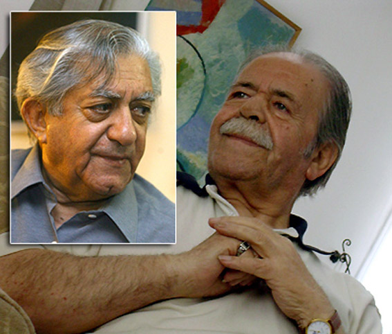 عزت‌الله انتظامي پس از عيادت محمد علي كشاورز:
دعا مي‌كنيم حال كشاورز بهتر شود