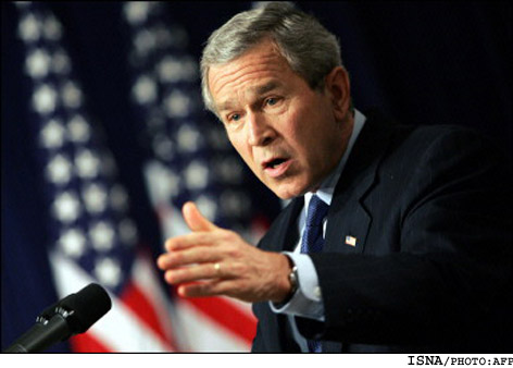بوش:
تقصيرها در مذاكرات با اروپا بر گردن ايران است(!)
در حال بررسي راه‌هايي براي پيشبرد روند مذاكرات اروپا و ايران هستيم