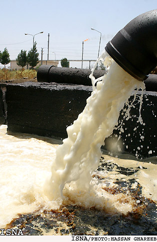 شهرک صنعتي سپهر نظرآباد، فاقد شبکه مركزي فاضلاب است