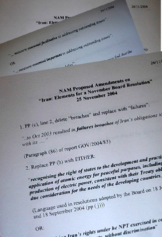 /گزارش ايسنا از وين/
* دومين متن پيش‌نويس قطعنامه‌ي پيشنهادي غيرمتعهدها*