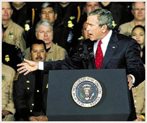 ادعاي بوش عليه "ايراني‌ها"