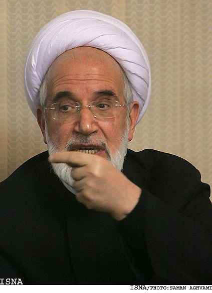 مهدي كروبي:
*به شور و نشاط مردم ضربه وارد نكنيد
*مگر صندوق راي تقار ماست است كه گم و بعد از مدتي پيدا شود؟