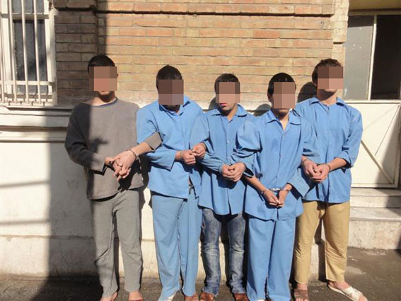 انهدام باند نوجوانان زورگير