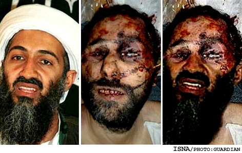 تصوير جسد بن لادن تقلبي است